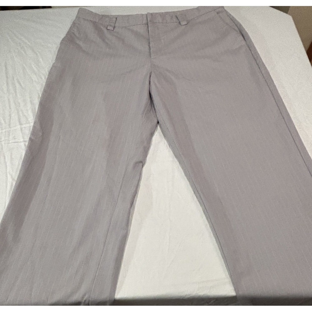 Adidas Grey Pinstripe Performance Golf Pants 38x32
